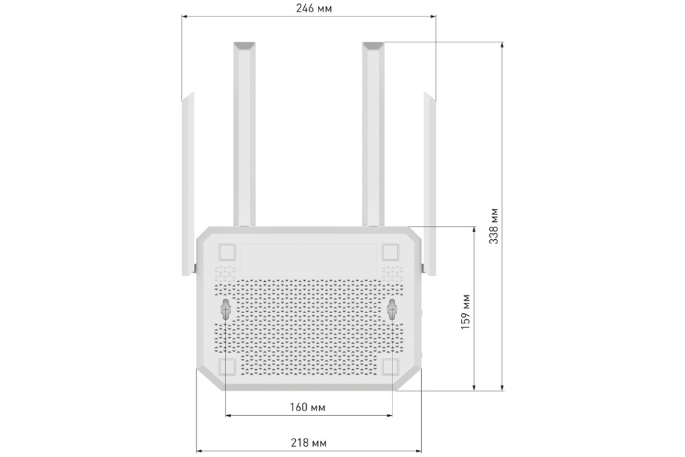 Wi-Fi роутер Netcraze (Keenetic) Ultra (NC-1812), белый