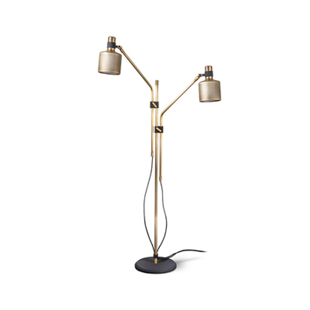 Floor design lamp  Riddle Double by Bert Frank (Black)