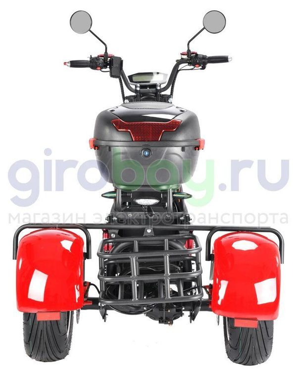 Электроскутер WHITE SIBERIA PRO TRIKE 3000W (Красный)