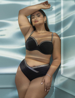 Верх купальника с серебром Ava SK224 U black