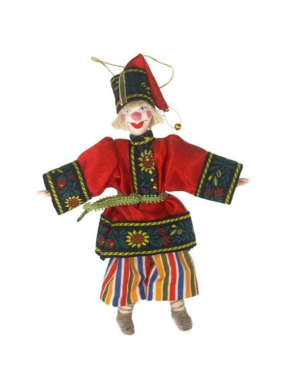 Кукла-подвеска сувенирная Петрушка