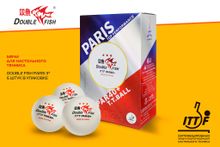Мячи для н/т Double Fish PAR40+ 3*** (paris(6 шт/упак.) р-р.40+