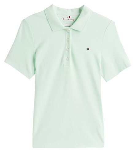 Женское поло Tommy Hilfiger 1985 Slim Pique Short Sleeves