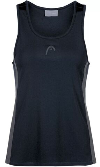 Женский топ теннисный Head Club 25 Tech Tank - black