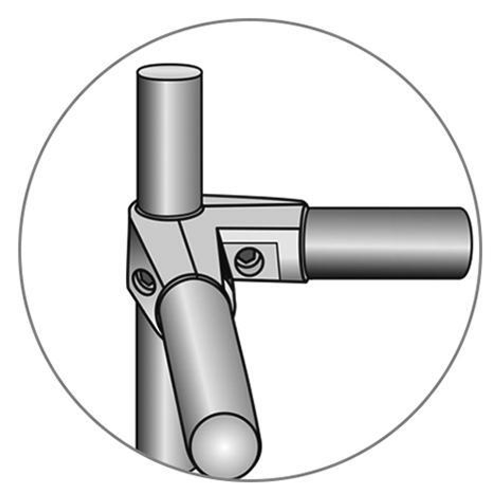 СОЕДИНИТЕЛЬ 3-Х ТРУБ ELEMENT УГЛОВОЙ ХРОМ