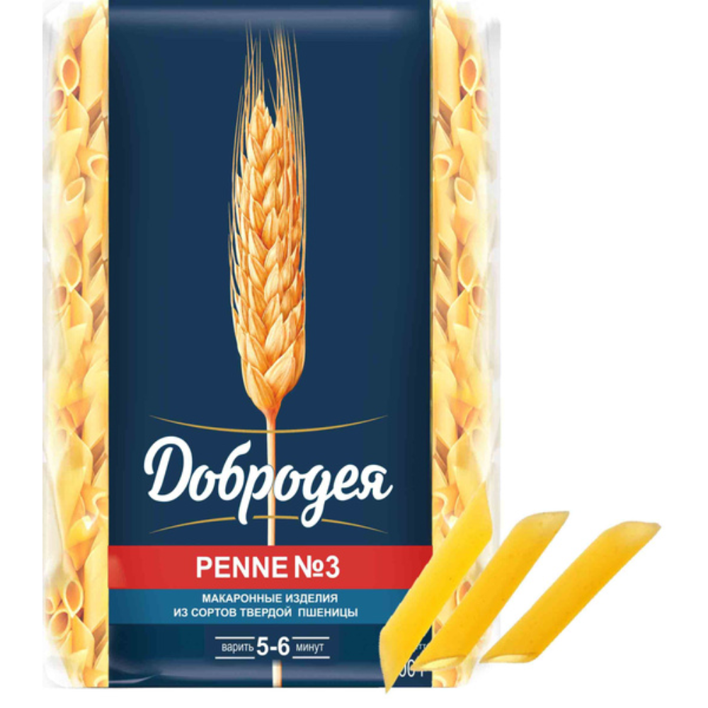 Макароны Добродея Penne №3 400 гр