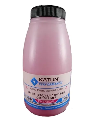 Тонер для картриджей HP CB543A/CE323A/CF213A Magenta, химический (45г.) Katun. Россия
