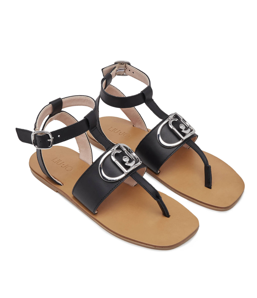 Кожаные босоножки saba 09 Liu Jo - черный(SA4121 P0102)