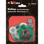 Набор сантехнических прокладок для смесителя Terma "Сантехник" (силикон) №2 10012 в блистере 28041