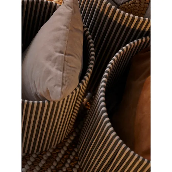 Корзина плетеная dholak grey из коллекции ethnic, размер l