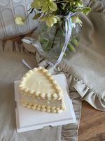 Торт КУСОК 450 гр в стиле ламбет Шоколадный пломбир