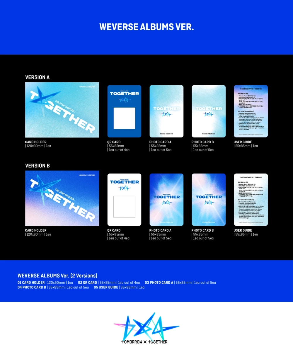 Альбом TXT - The Star Chapter : Together [Weverse Albums ver.]