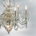 790114 Люстра SCHON 11х60W E14 Серебро