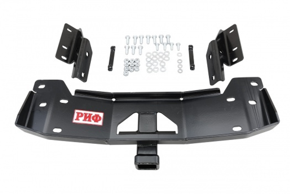 Фаркоп передний (переходник) для съемной лебёдки в штатный бампер УАЗ Патриот 2015+ РИФ
