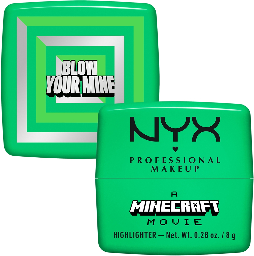 NYX Professional Makeup A Minecraft Movie - Розсветлитель оттенок Blow Your Mine, 8 g
