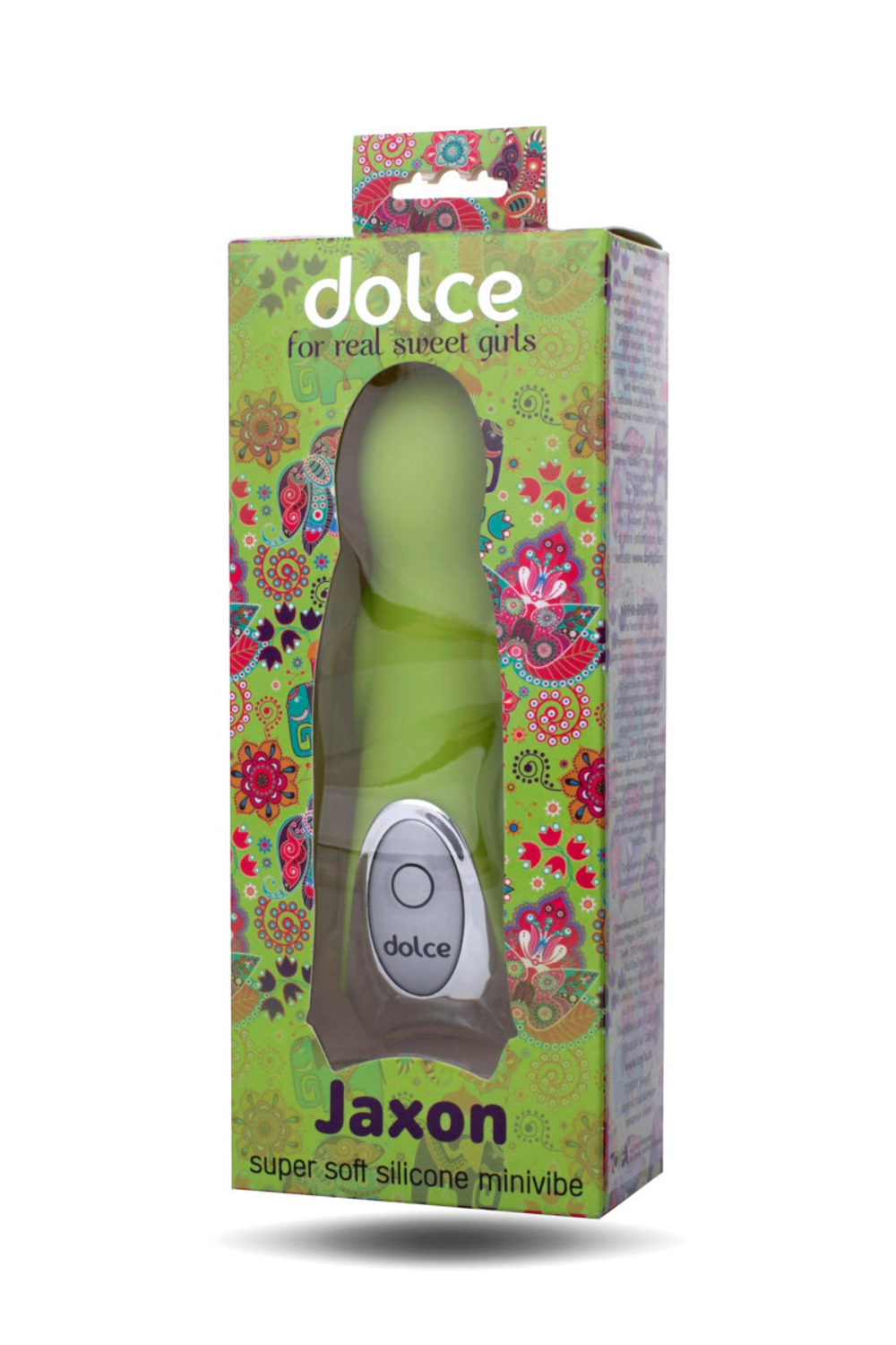 Вибратор TOYFA Dolce Jaxon, силикон, зеленый, 12,5см