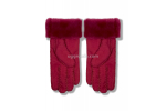 UGG Перчатки Замшевые Женские Розовые