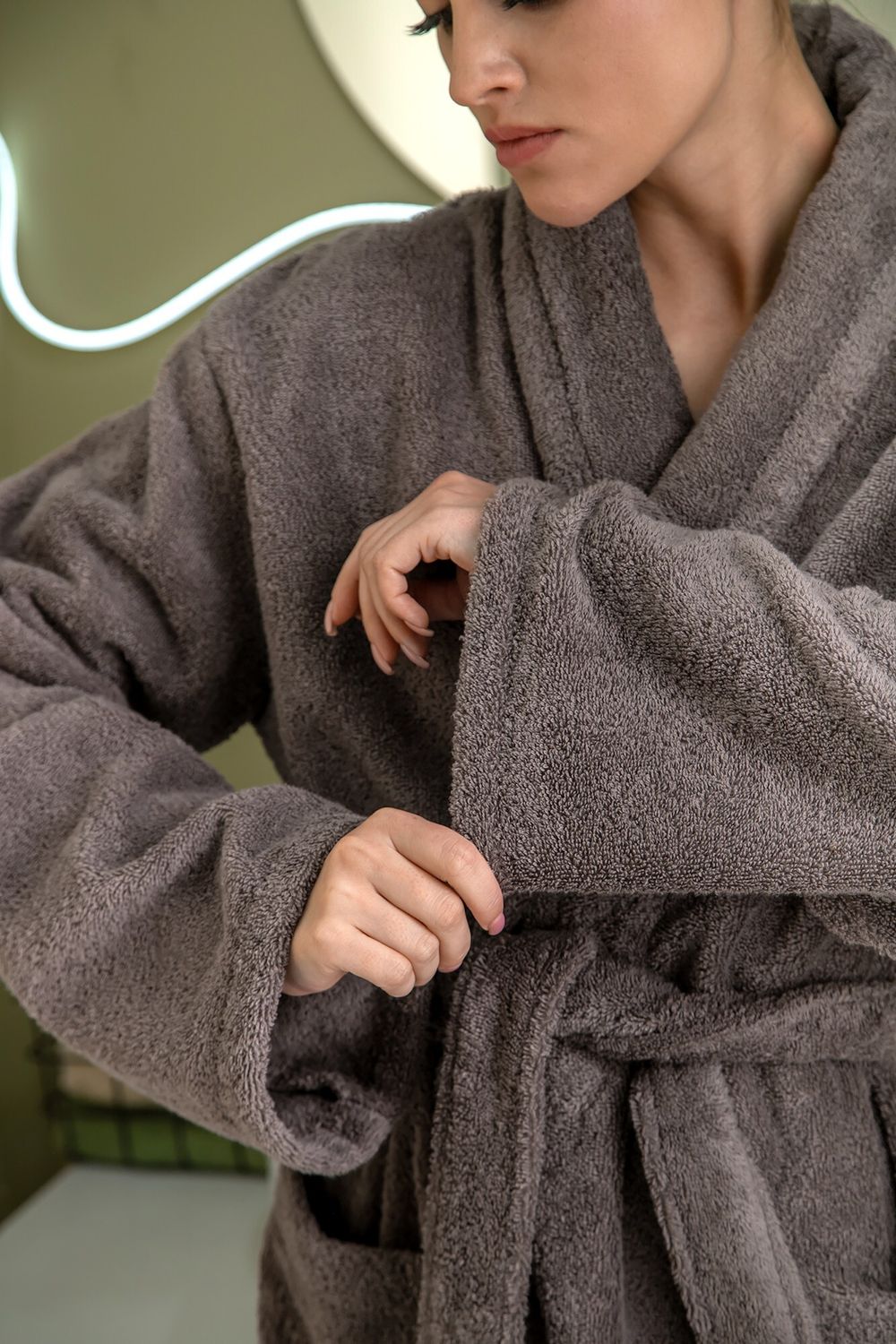 Халат женский Комфорт-3 Виотекс СЕРЫЙ