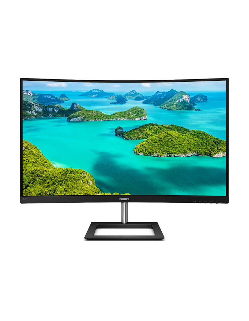 Монитор 31,5" Philips 328E1CA изогнутый 3840x2160, WLED, 16:9, VA, 250cd, 2500:1, 20M:1, 4ms, 178/178, 2*HDMI, DP, 60Hz, Speakers, Tilt, Внутр, VESA, Black, 2y