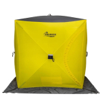 Палатка зимняя утепленная Premier Fishing Куб-2 желтый/серый (PR-WFSCI-180YG)