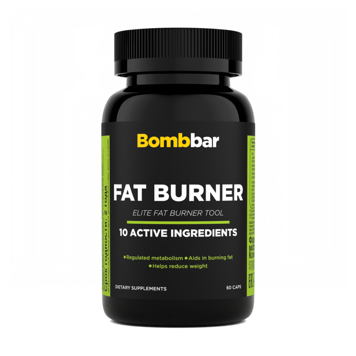 Жиросжигатель, Fat Burner, Bombbar, 60 капсул