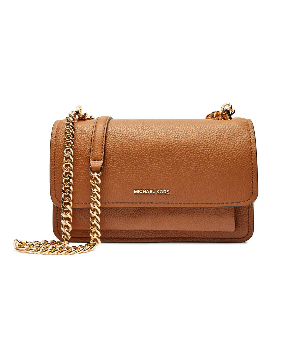 Кожаная сумка через плечо Michael Kors - коричневый(30T4GC7L3T)