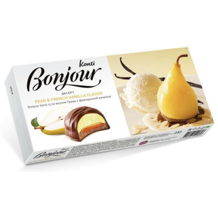 Десерт Bonjour со вкусом груша с французской ванилью 232 гр