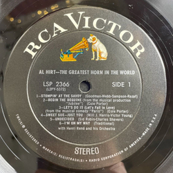 Винтажная виниловая пластинка LP Al Hirt With Henri Rene And His Orchestra The Greatest Horn In The World (USA 1961)