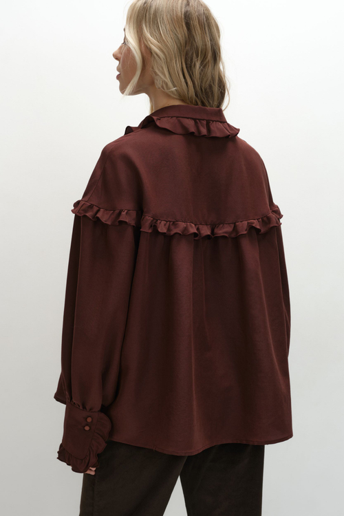 Блуза на кокетке