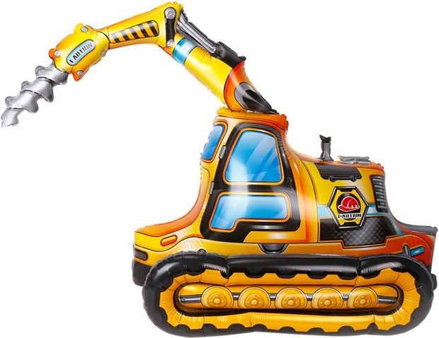 К Шар 3D (40''/102 см) фигура Строительный бур ВОЗДУХ