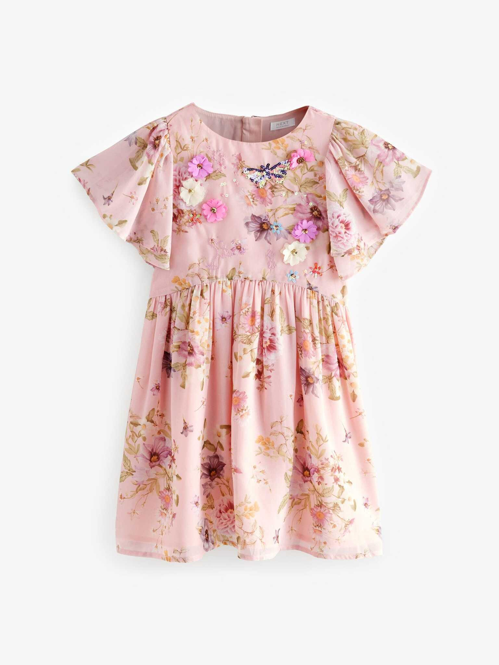 Платье для девочки Next E87-246, Розовый