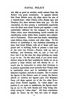 Naval policy with some account of the warships of the principal powers | G W. Steevens