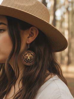 Серьги Медведь