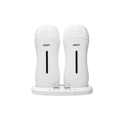 Воскоплав с базой картриджный 90 Вт CWH-22722 двойной на магнитах БЕЛЫЙ