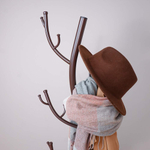 Вешалка напольная "Дерево" коричневая