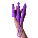 Двухсторонний гибкий вибромассажер 58,7см с дистанционным управлением Adrien Lastic 2X+LRS