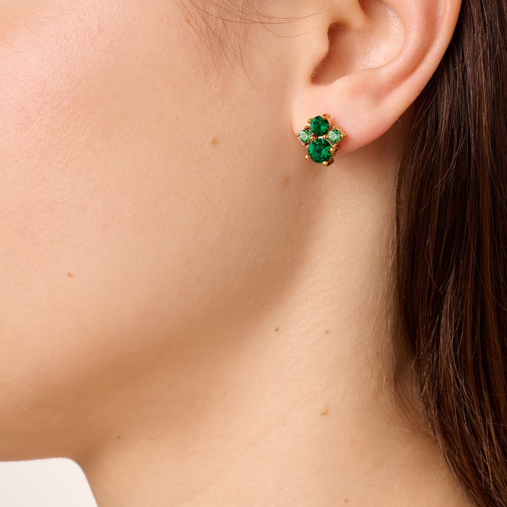 Серьги Dyrberg Kern BILLIS SG GREEN MIX 470138