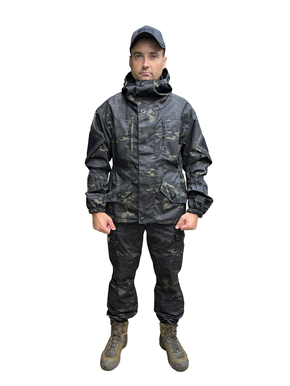 Костюм Горка 6М – Чёрный мультикам, летний (Беларусь)