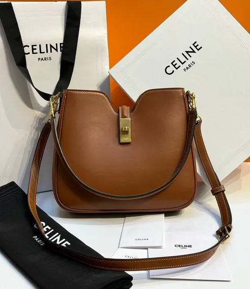 Сумка CELINE CAMILLE 16, коричневый