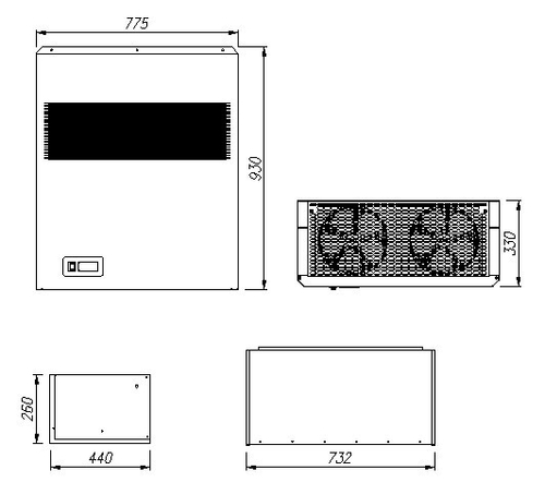 Холодильная сплит система Полюс SMS 226 (СС 222)