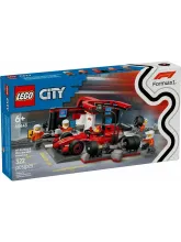 Конструктор Сity 60443 Formula 1, пит-стоп команды Ferrari