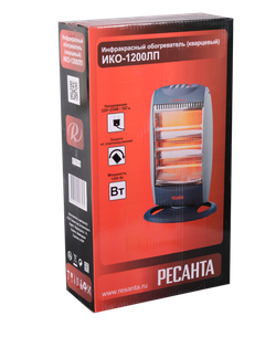 Инфракрасный обогреватель (кварцевый) Ресанта ИКО-1200ЛП