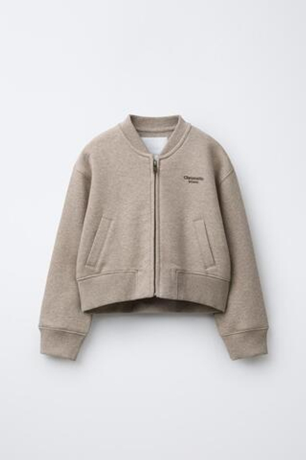 ZARA ТОЛСТОВКА С КРУГЛЫМ ВЫРЕЗОМ, ПЕСОЧНЫЙ МЕЛАНЖ