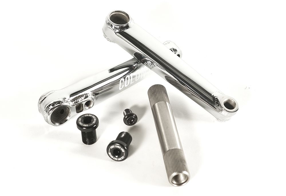 Шатуны Venator Cranks - 3 piece - 22mm 48 spline - 175mm (ось+два шатуна), цвет Chrome Plated, арт. I21-900R COLONY