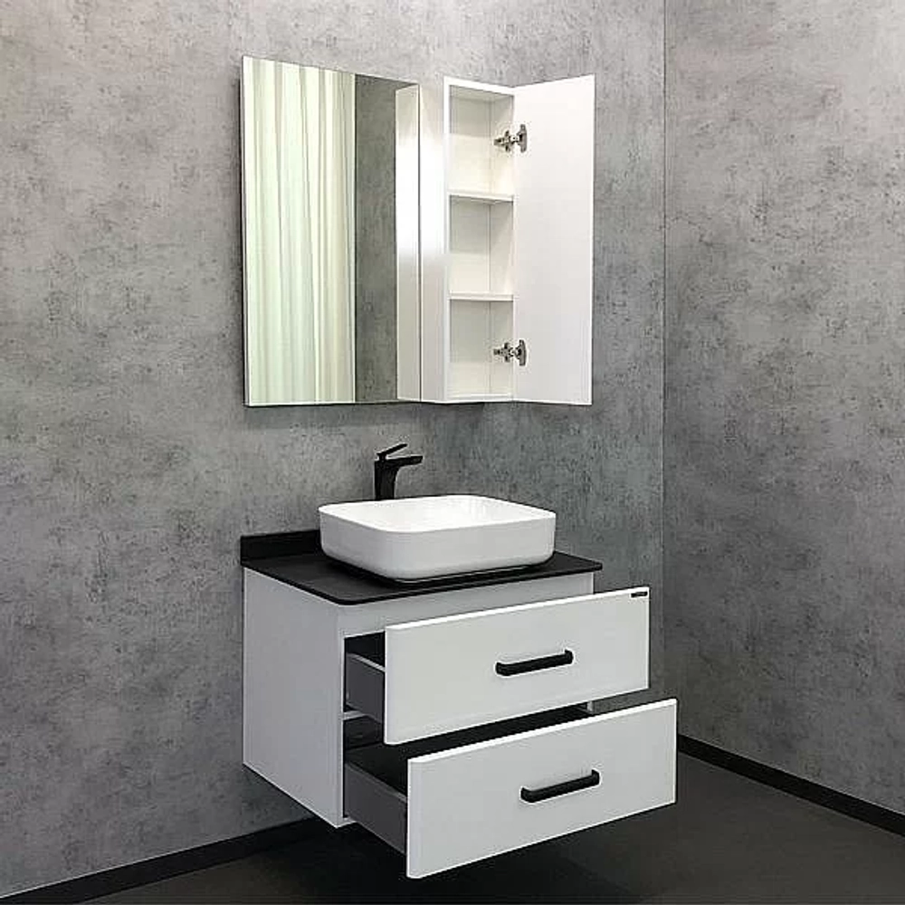 Тумба с раковиной Comforty Амстердам 00-00004668 75 белая