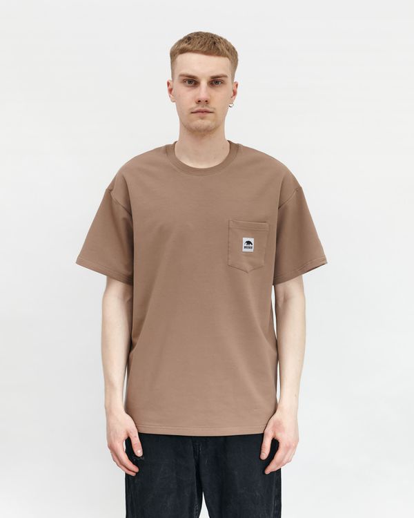 Футболка Phat Pocket 236 кофейная - фото 2