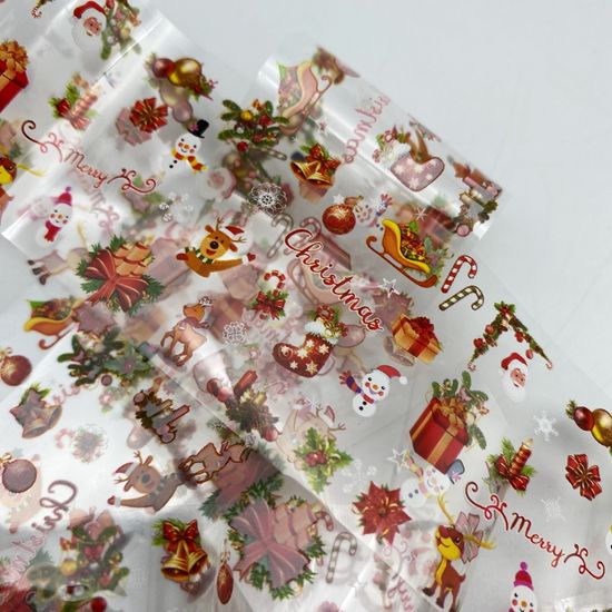 Фольга для дизайна новогодняя №7