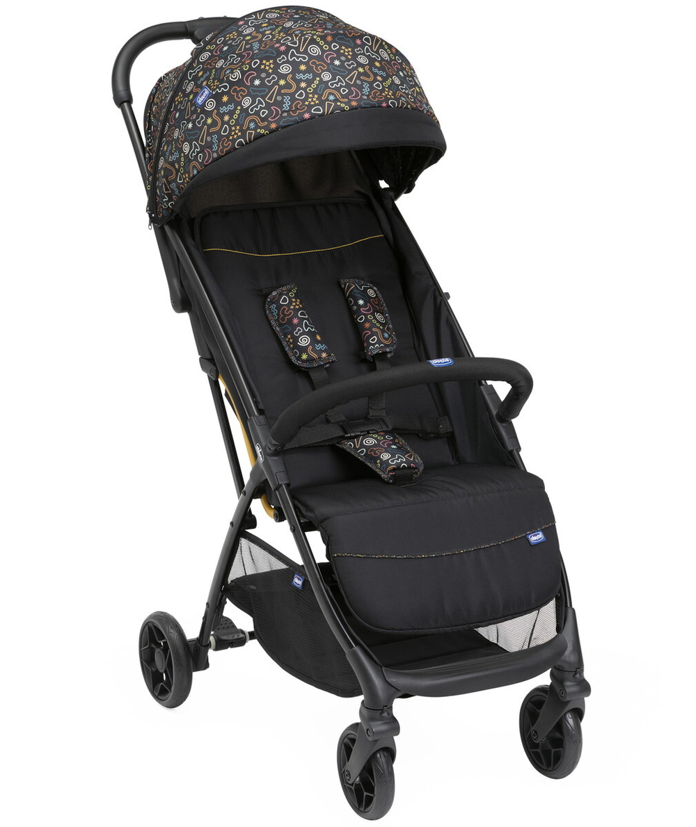 Прогулочная коляска Chicco Glee Playful Black
