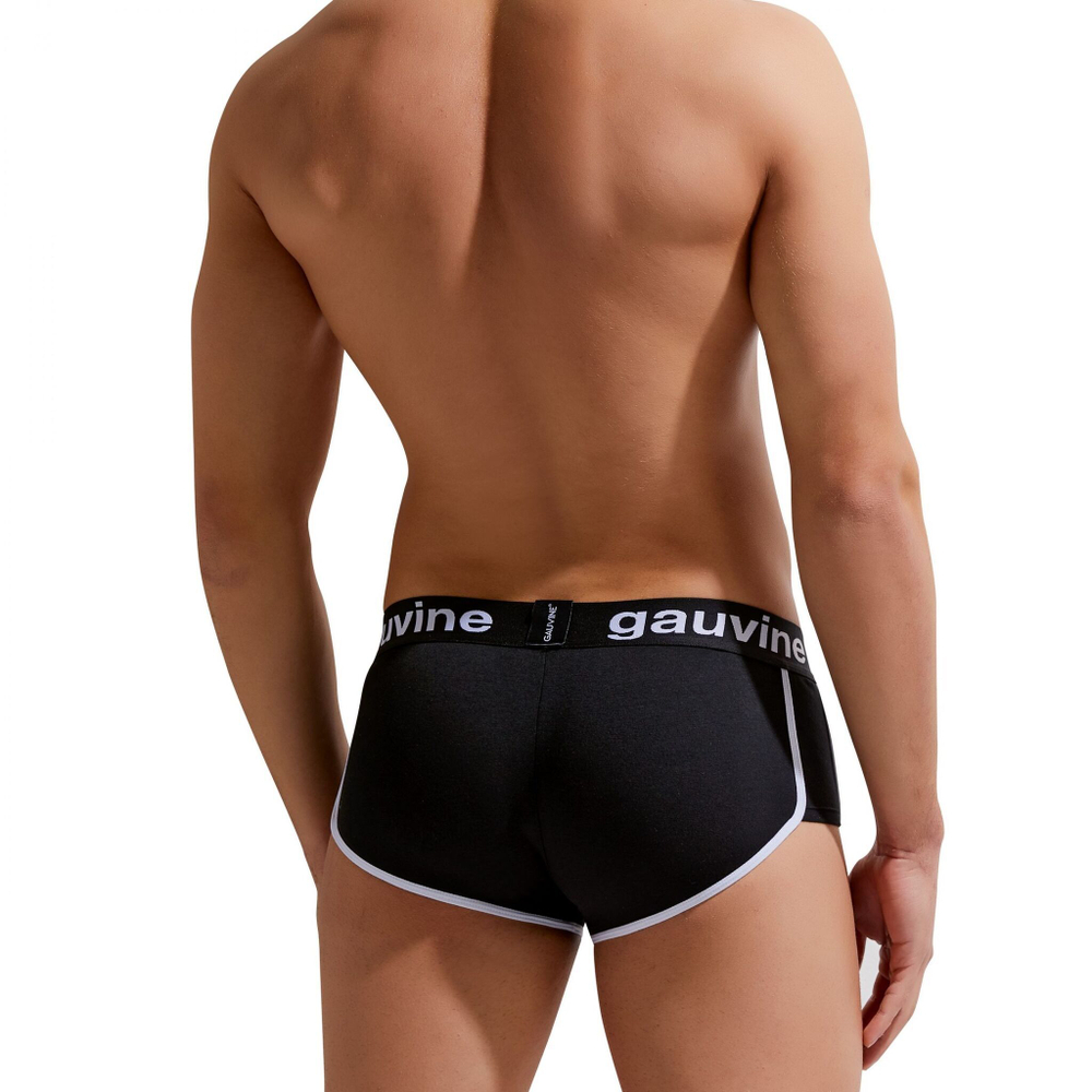 Мужские трусы-боксеры с контрастной отделкой Gauvine (Размер: M) (Цвет: синий)