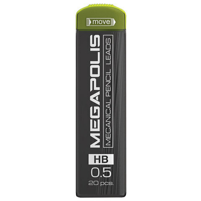 Грифели запасные 0.5мм НВ ERICH KRAUSE "Megapolis Concept" EK20345